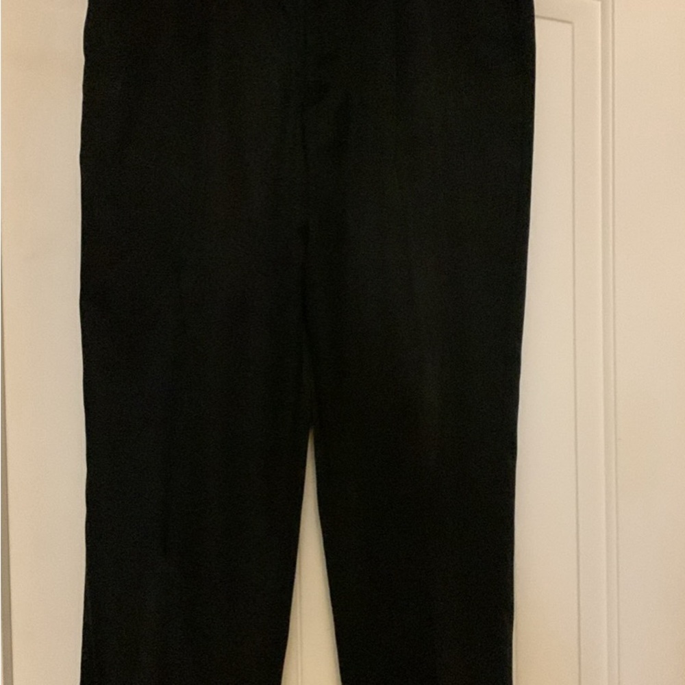 Walter Hagen Black Dress Pants Straight-Leg Tailored